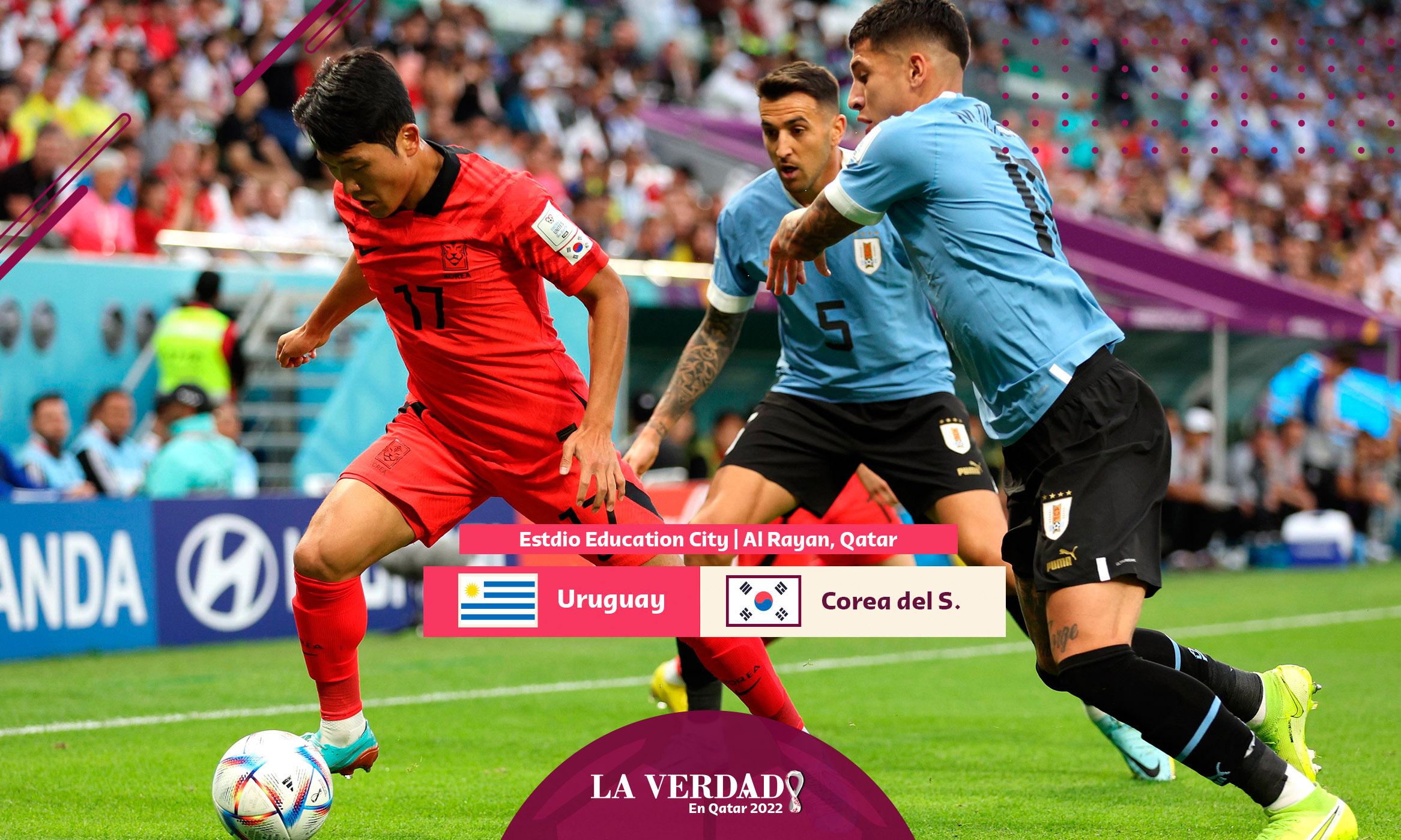 Uruguay y su decepcionante empate contra Corea del Sur en Qatar